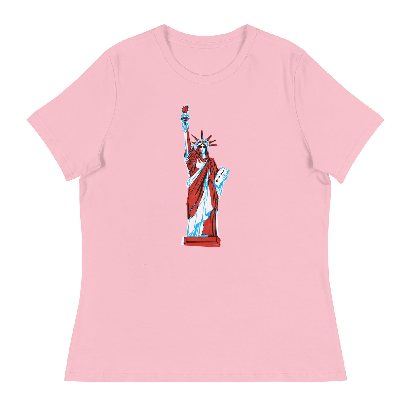 Lady Liberty came to Party Women's Relaxed T-Shirt