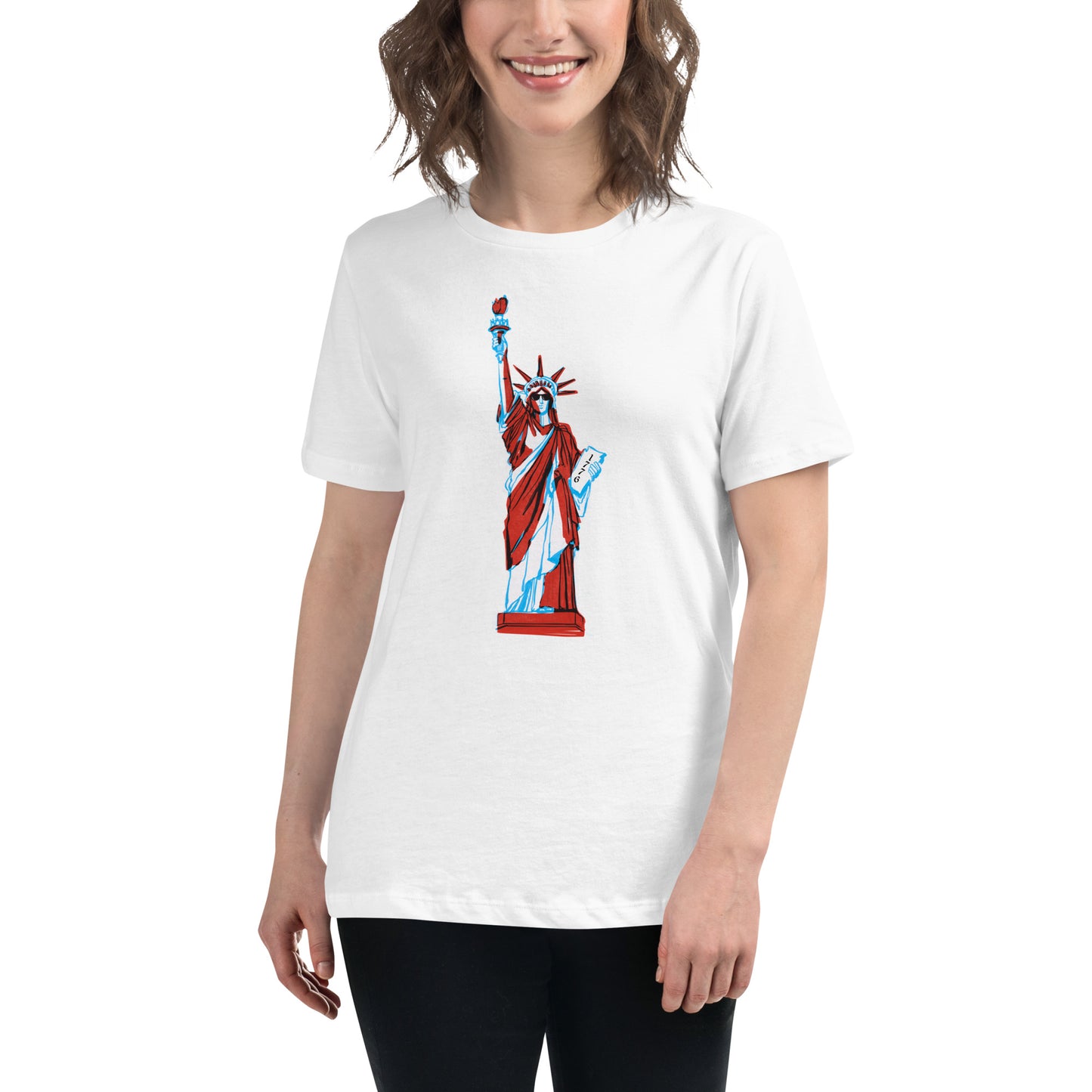 Lady Liberty came to Party Women's Relaxed T-Shirt