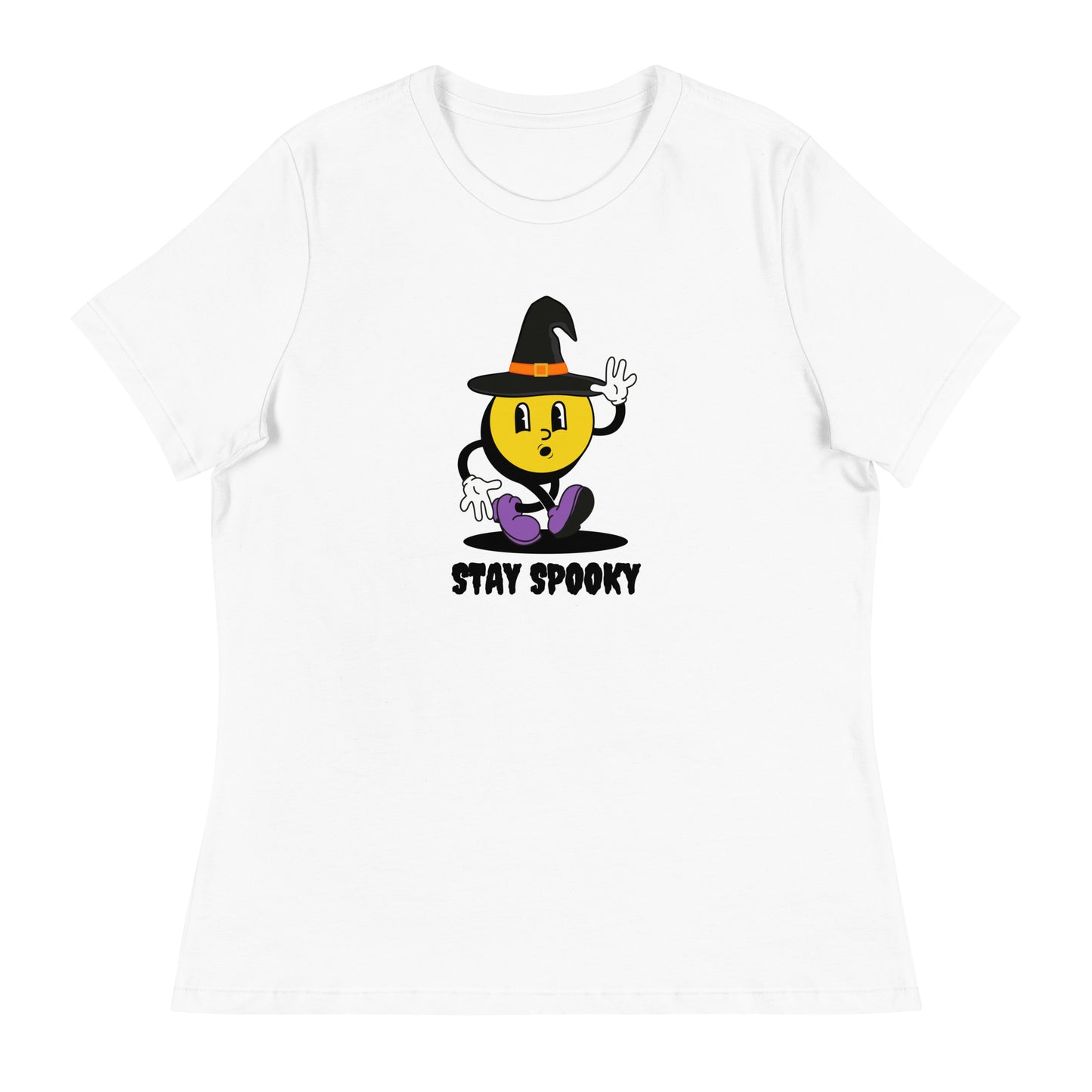 Stay Spooky Smiley Women's Relaxed T-Shirt