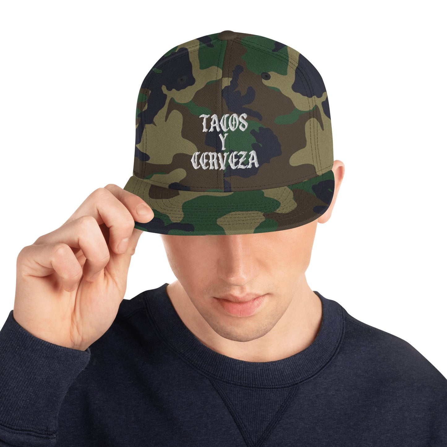 Tacos Y Cerveza Snapback Hat