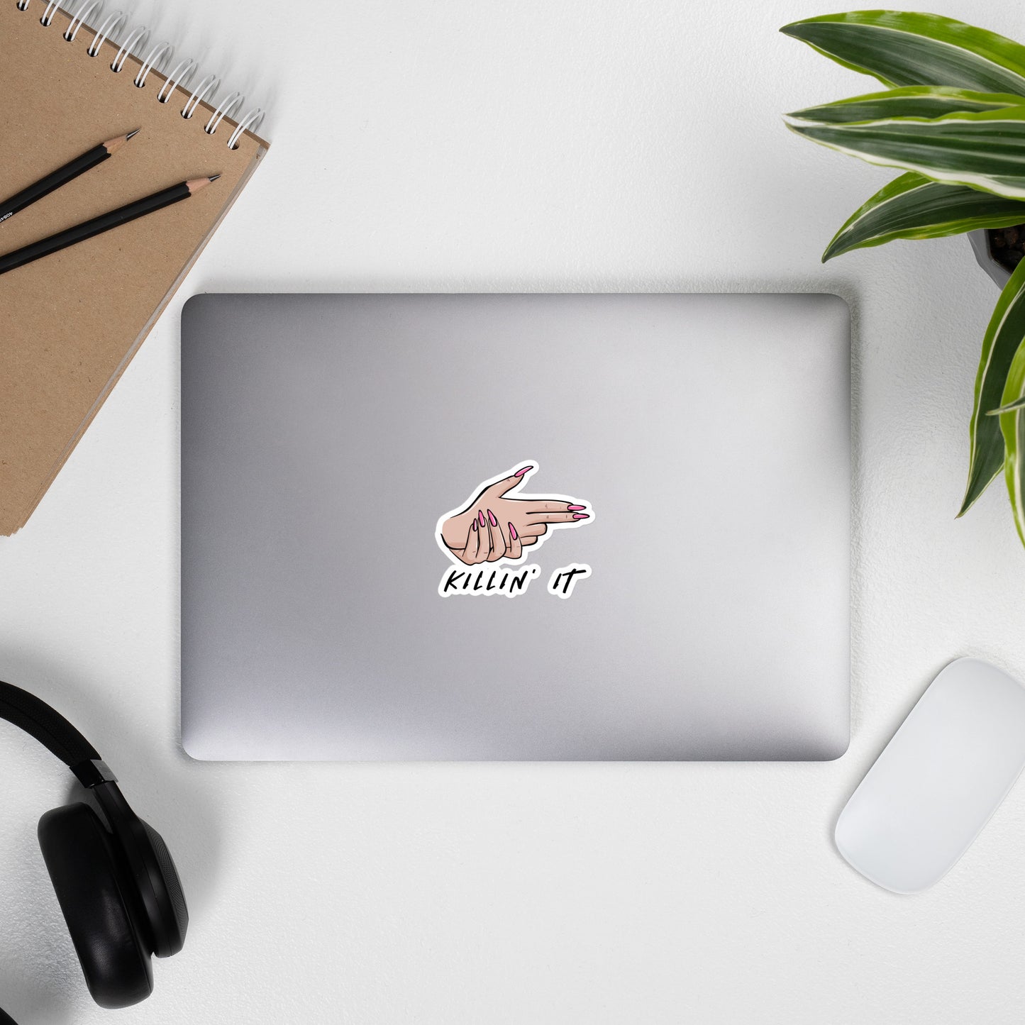 KILLIN' IT all day every day Bubble-free stickers