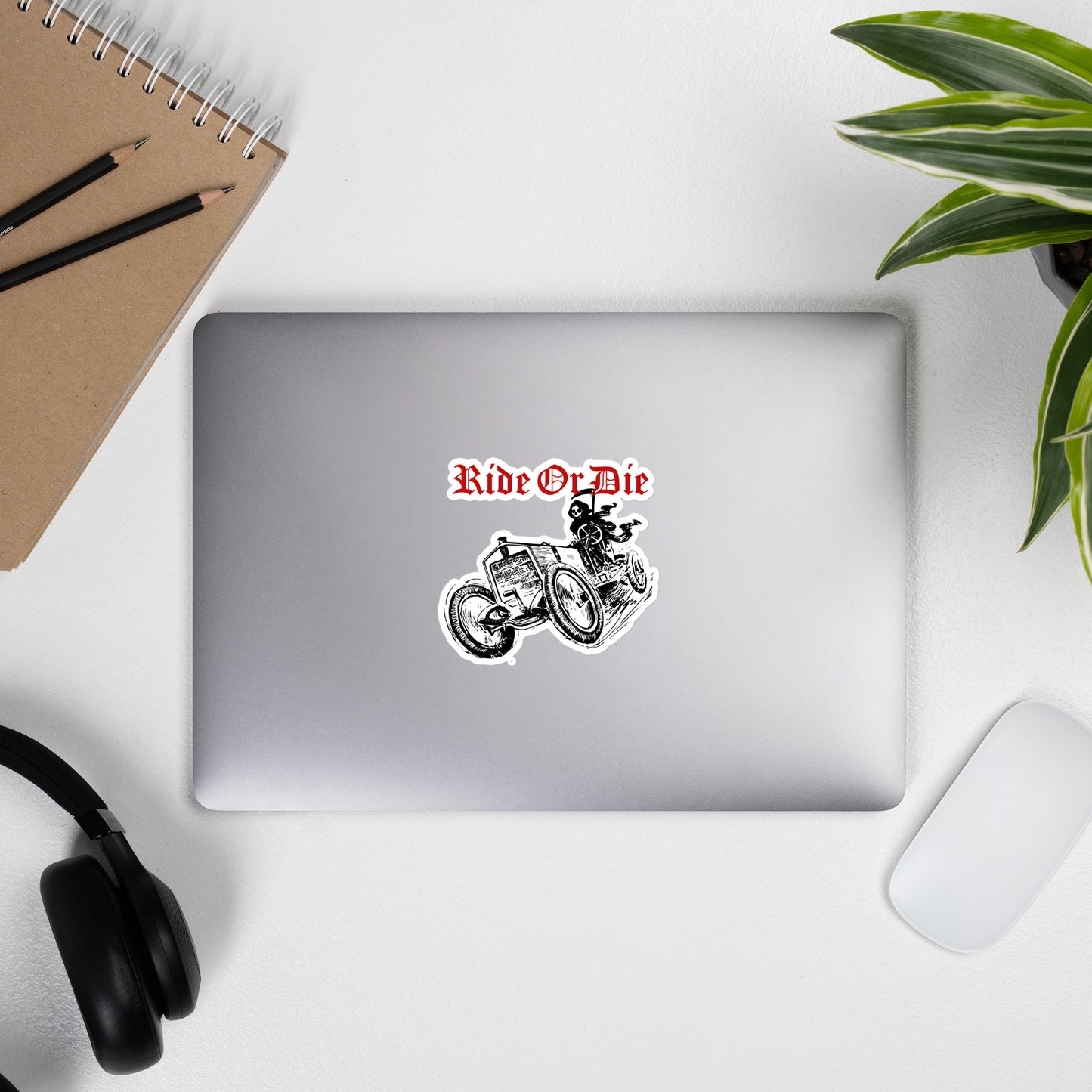 Ride or Die reaper Bubble-free stickers