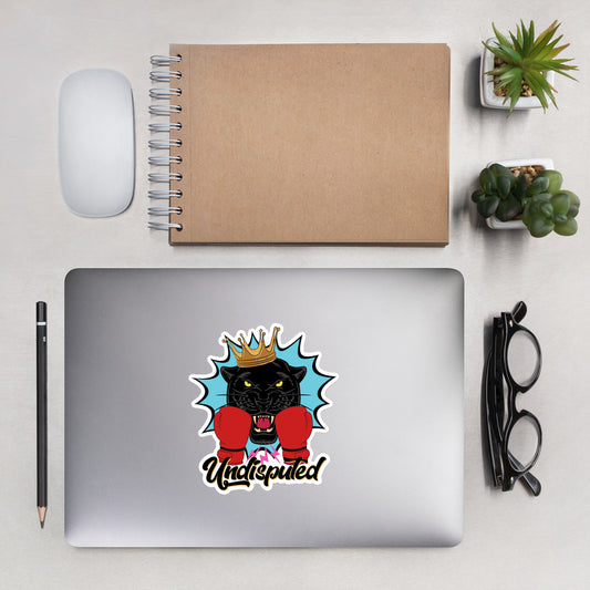 Undisputed CHAMP Panther Bubble-free stickers