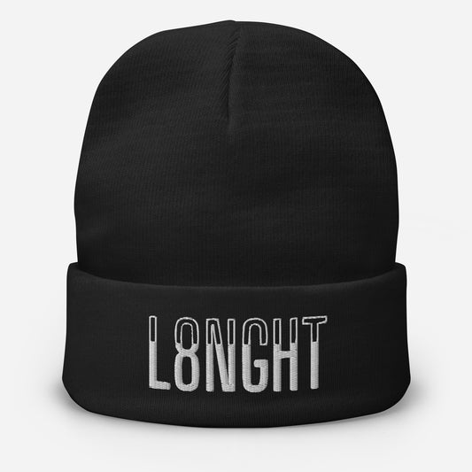 L8NGHT Logo Embroidered Beanie