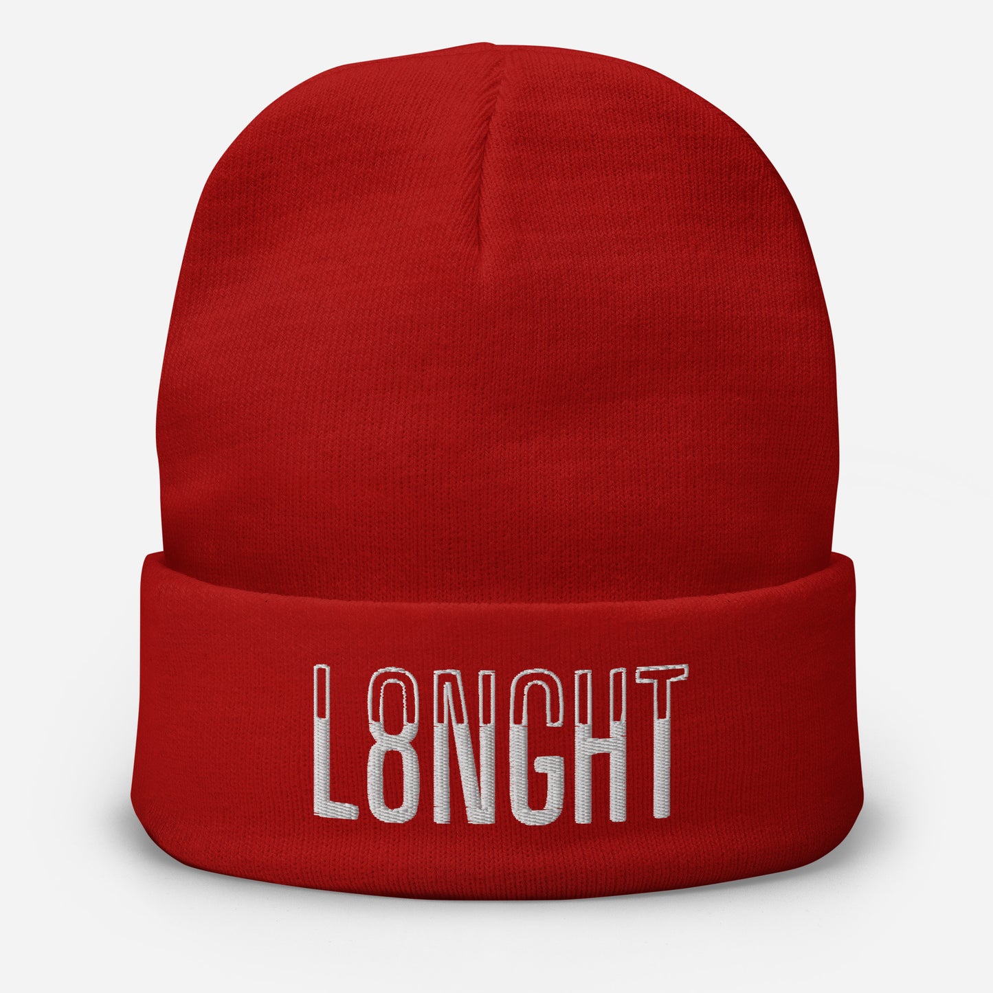 L8NGHT Logo Embroidered Beanie