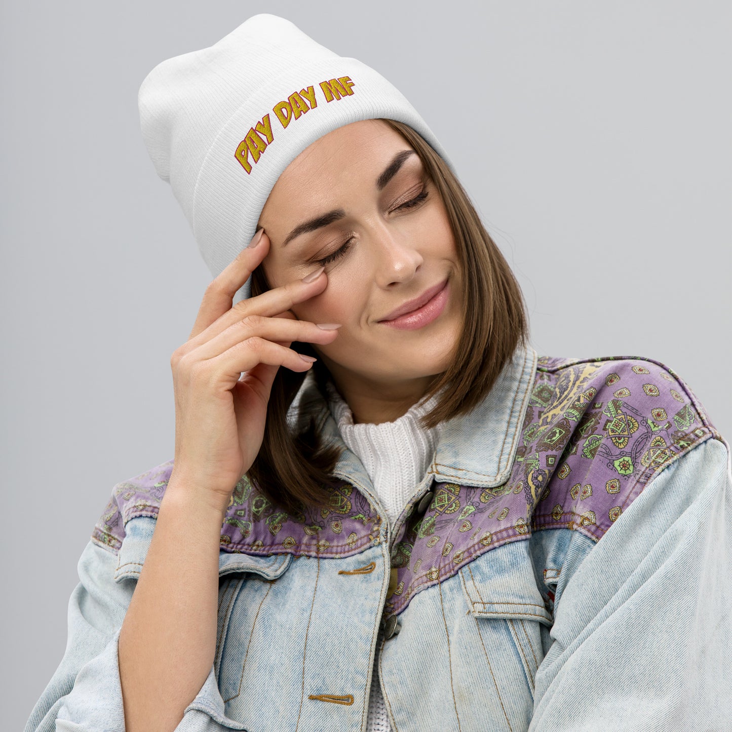PAY DAY MF Embroidered Beanie