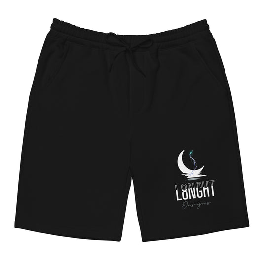 L8NGHT classic logo Men's fleece shorts