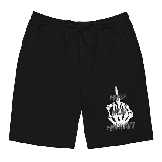 Mind Your Manners Men's fleece shorts
