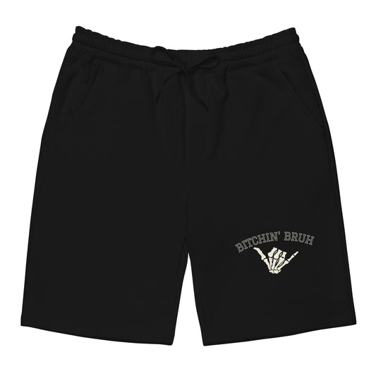 Bitchin' Bruh Men's fleece shorts