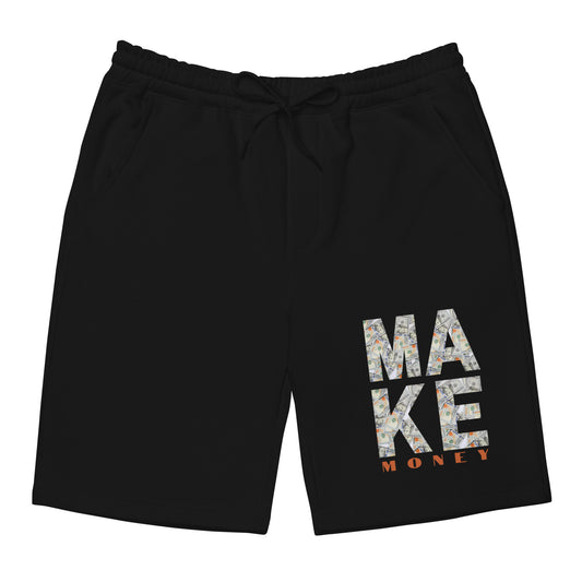 MAKE Money Cash Flow Men's fleece shorts