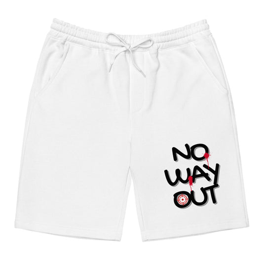 NO WAY OUT shooter Men's fleece shorts