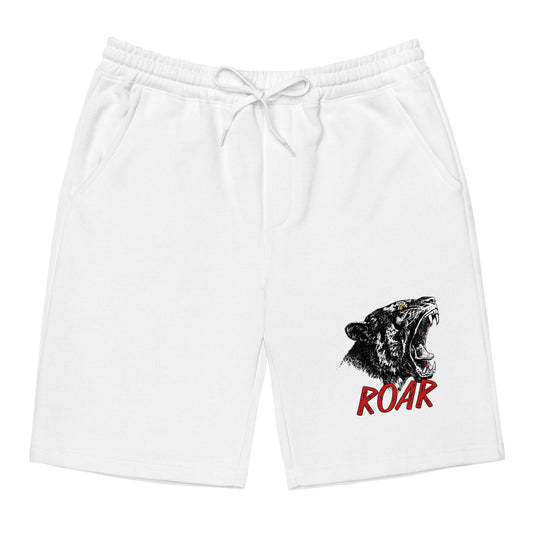 Panther Roar - King of the jungle Men's fleece shorts