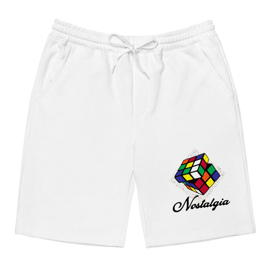 Nostalgia Rubik's Cube Men's fleece shorts