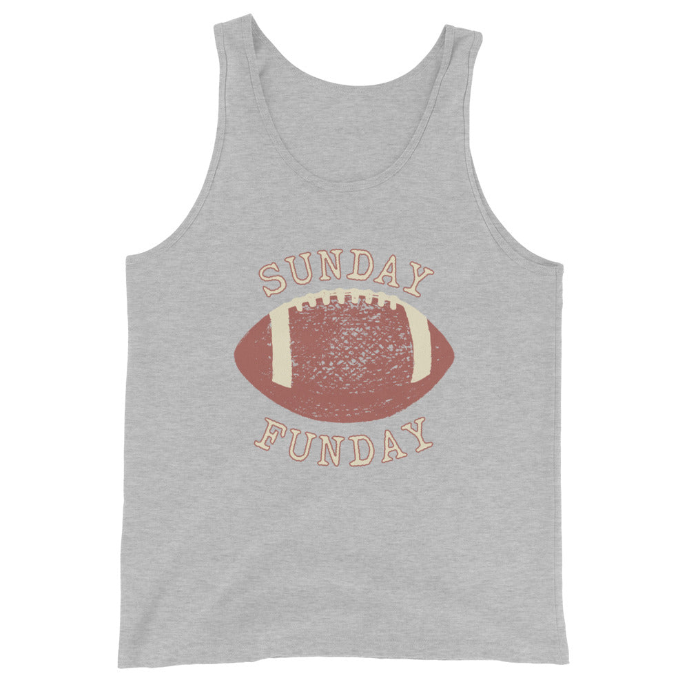 Sunday Funday football Unisex Tank Top