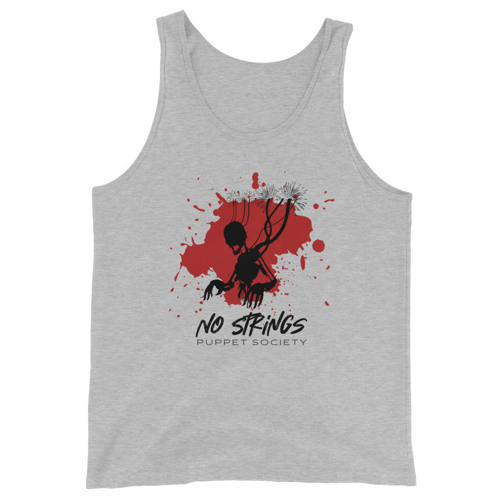 NO STRINGS Puppet Society Unisex Tank Top