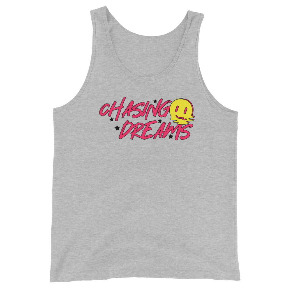 Chasing Dreams - Melting Emoji Unisex Tank Top
