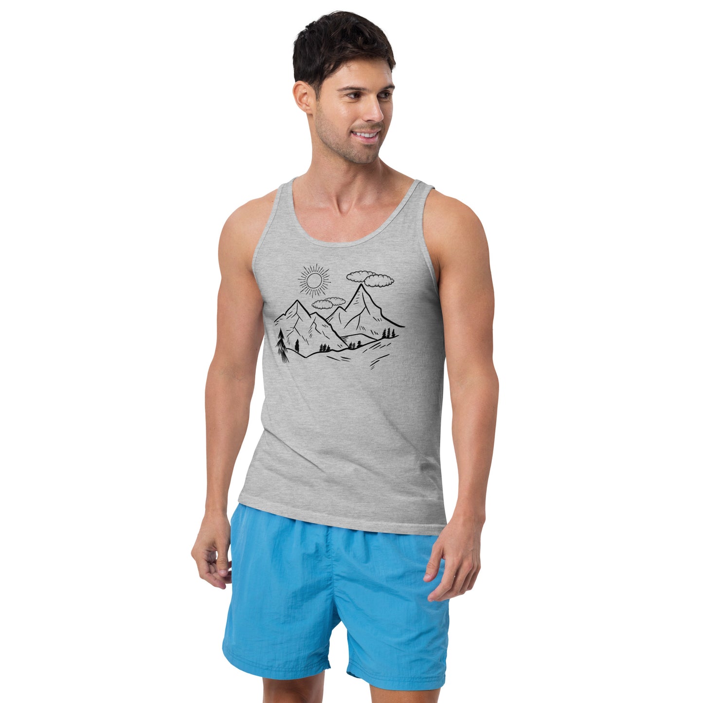The Great Outdoors Mountain Tops Unisex Tank Top