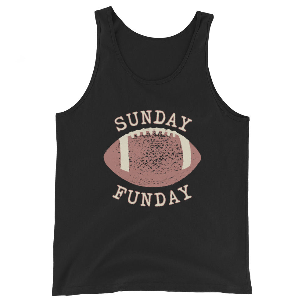Sunday Funday football Unisex Tank Top