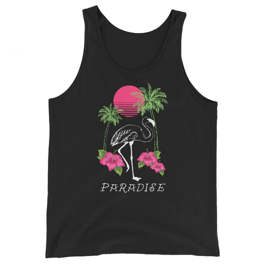 Flamingo Paradise Unisex Tank Top