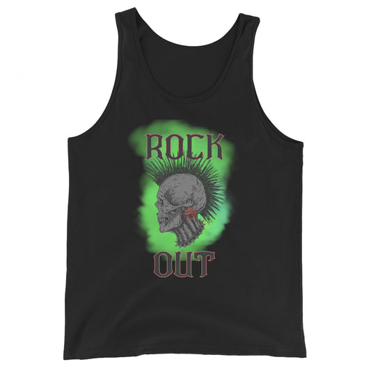 Rock Out Anarchy Skull Unisex Tank Top
