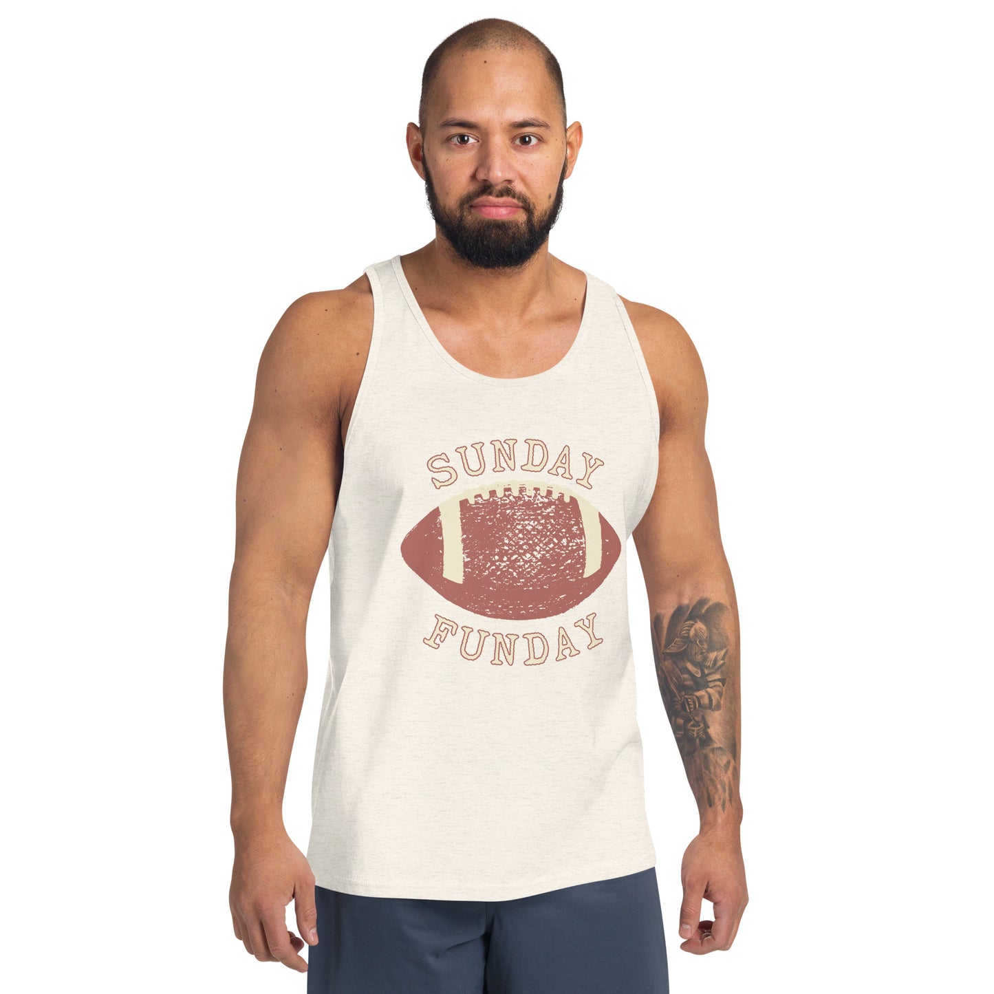 Sunday Funday football Unisex Tank Top