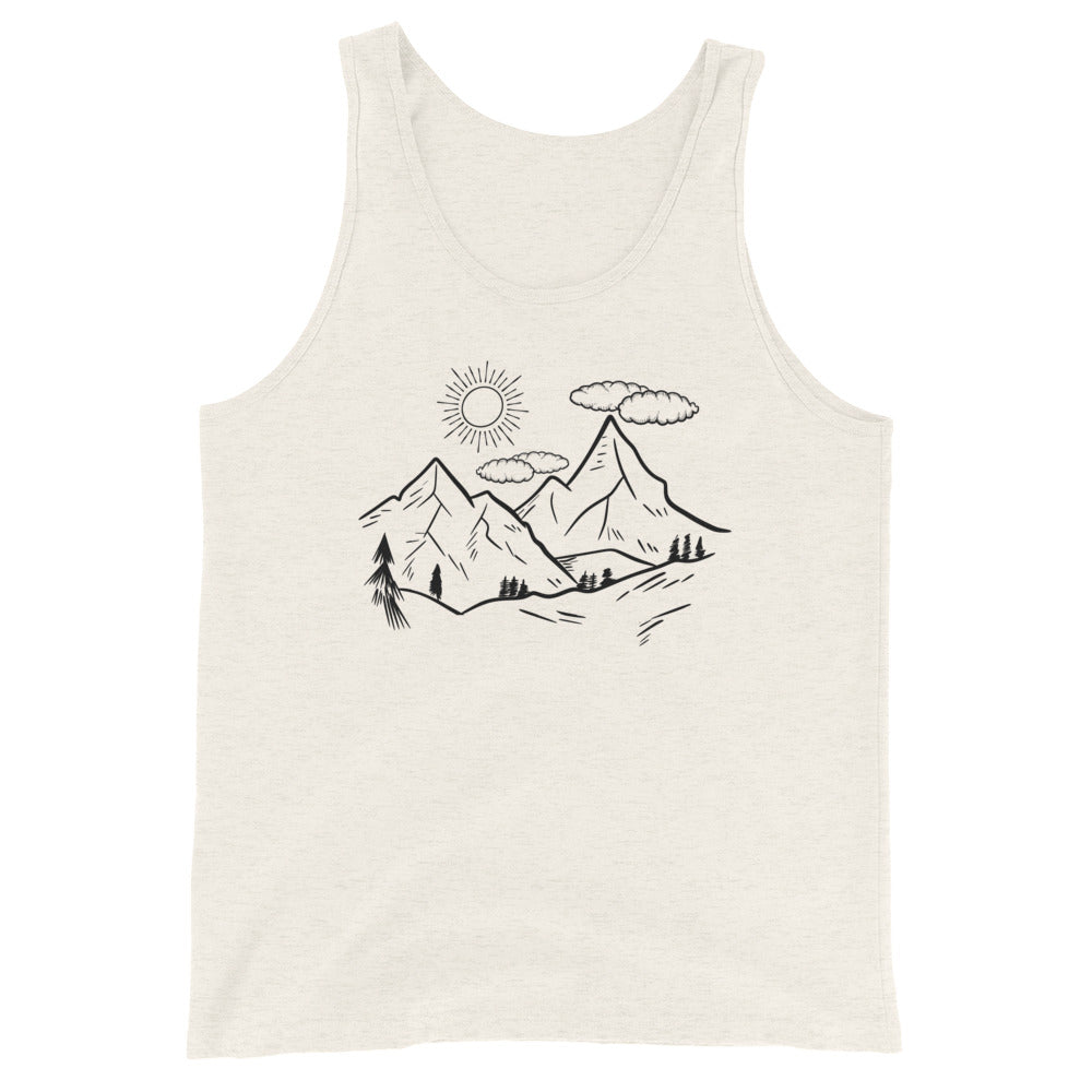 The Great Outdoors Mountain Tops Unisex Tank Top