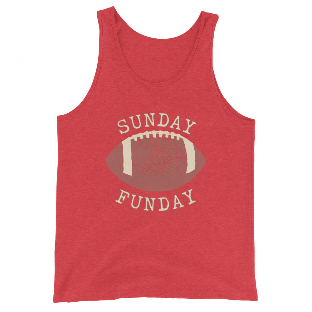 Sunday Funday football Unisex Tank Top
