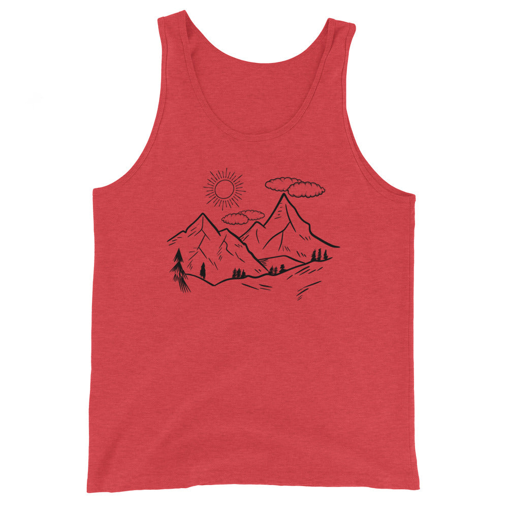 The Great Outdoors Mountain Tops Unisex Tank Top