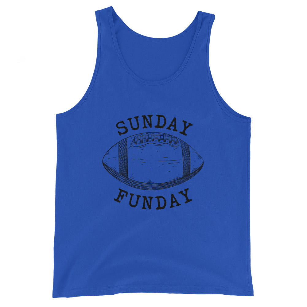Sunday Funday football Unisex Tank Top