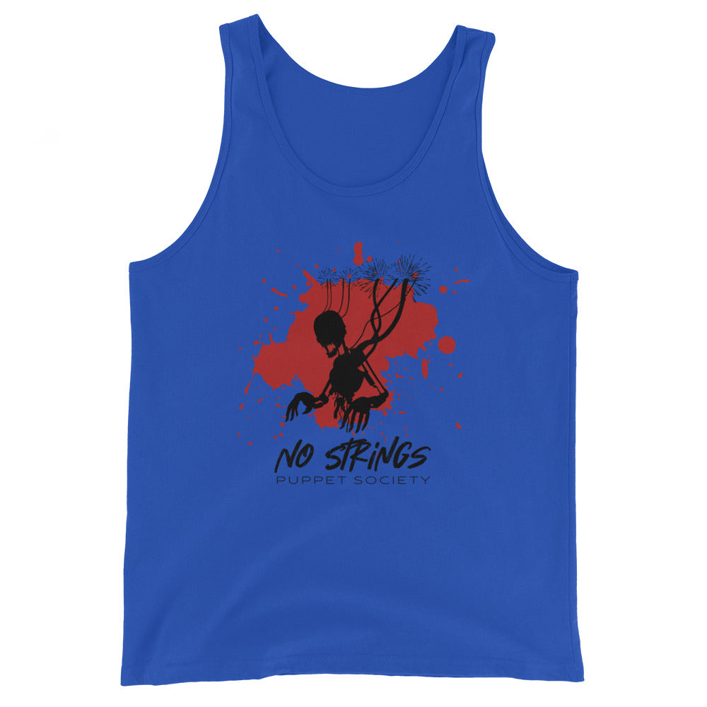 NO STRINGS Puppet Society Unisex Tank Top