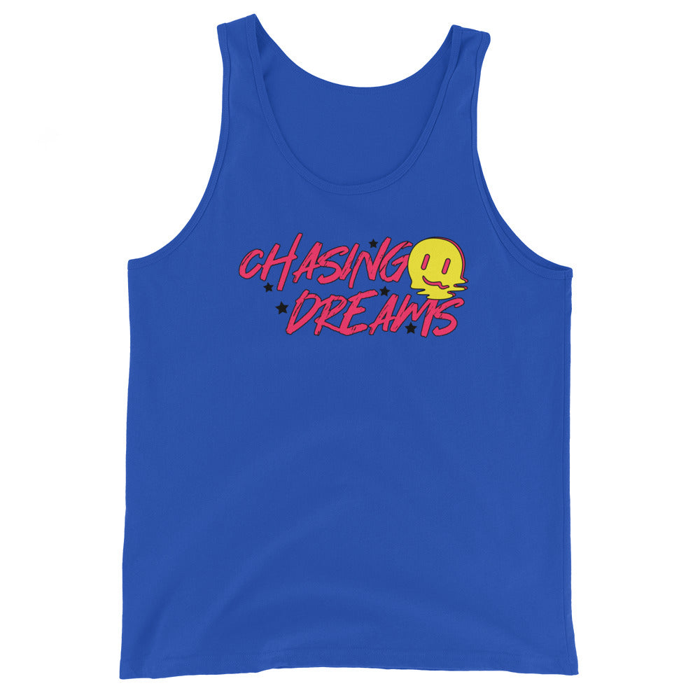Chasing Dreams - Melting Emoji Unisex Tank Top