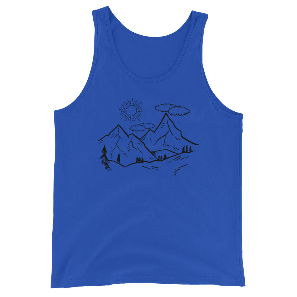 The Great Outdoors Mountain Tops Unisex Tank Top