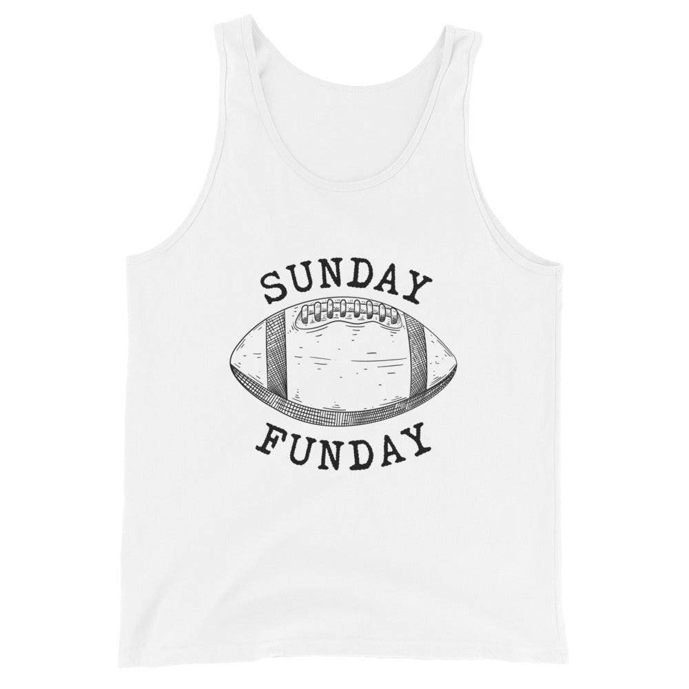 Sunday Funday football Unisex Tank Top