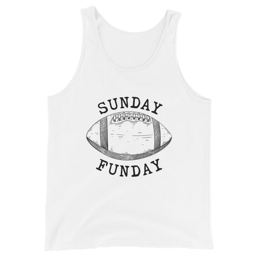 Sunday Funday football Unisex Tank Top