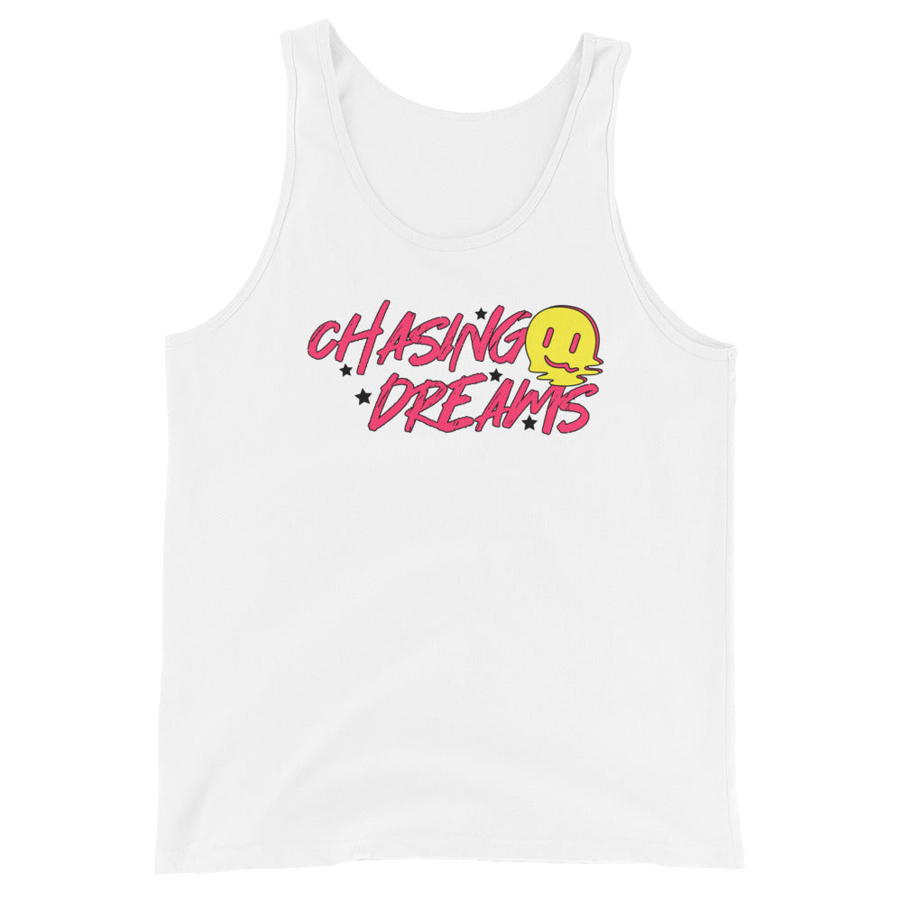 Chasing Dreams - Melting Emoji Unisex Tank Top
