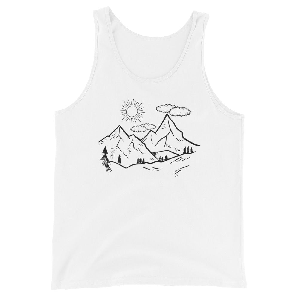 The Great Outdoors Mountain Tops Unisex Tank Top