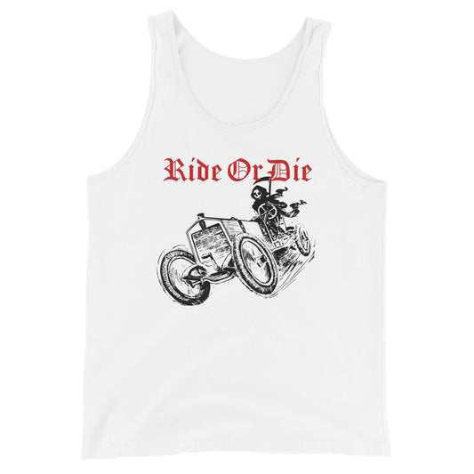 Ride or Die reaper Unisex Tank Top