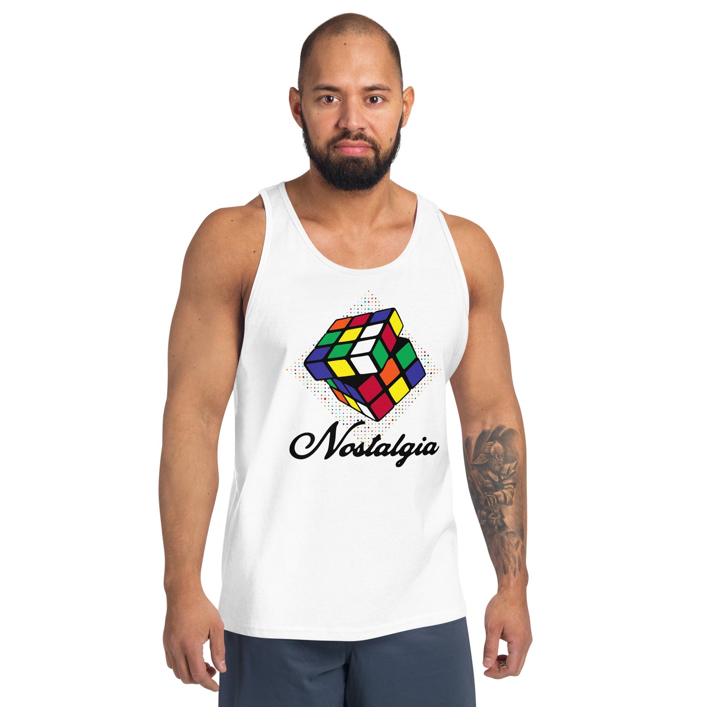 Nostalgia Rubik's Cube Unisex Tank Top