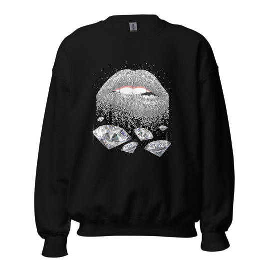 Diamond Lips Unisex Sweatshirt