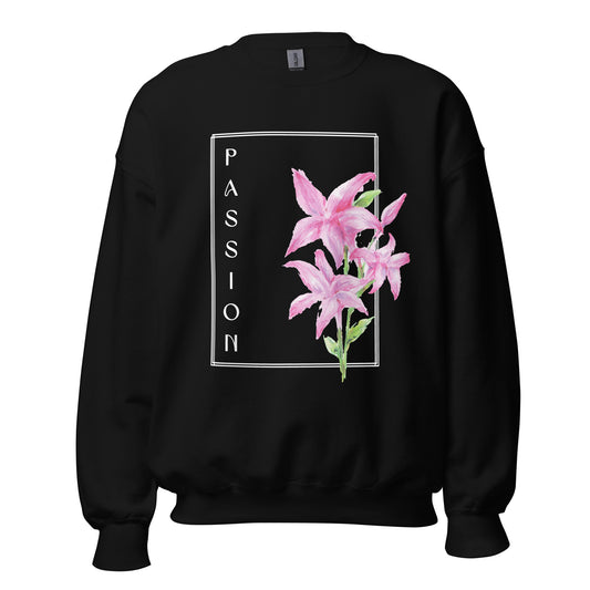Passion watercolor lily Unisex Sweatshirt