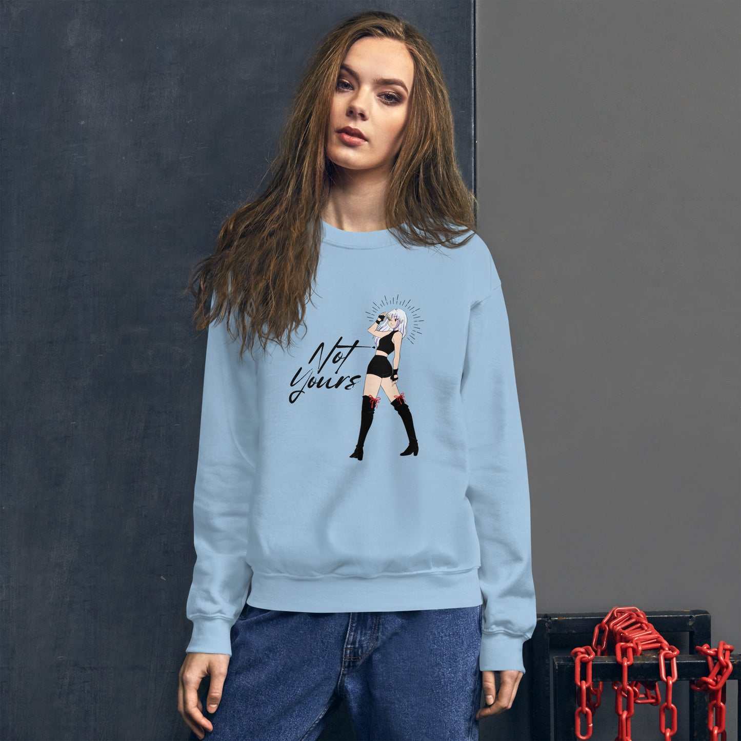 NOT Yours Japanese Anime Girl Unisex Sweatshirt