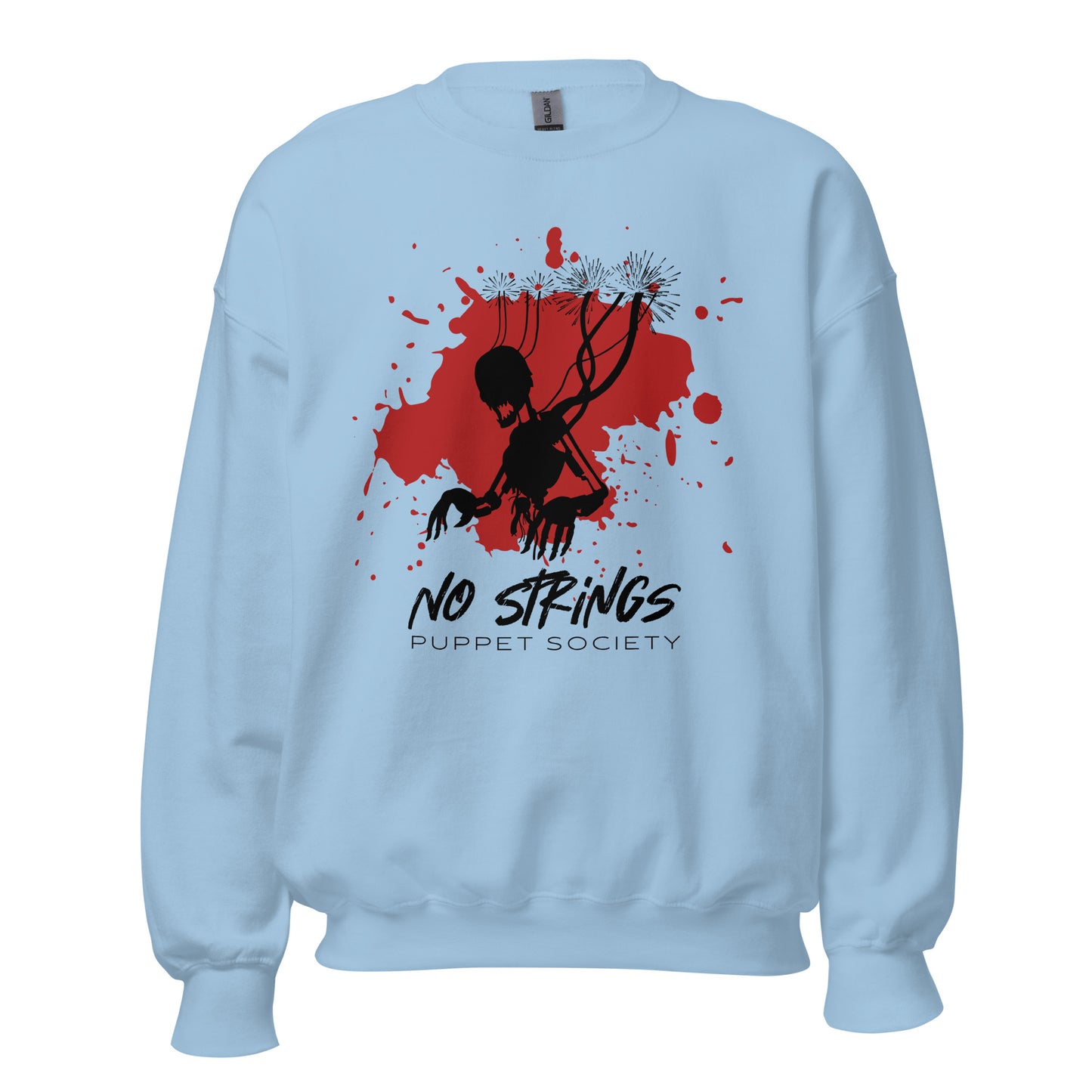 NO STRINGS Puppet Society Unisex Sweatshirt