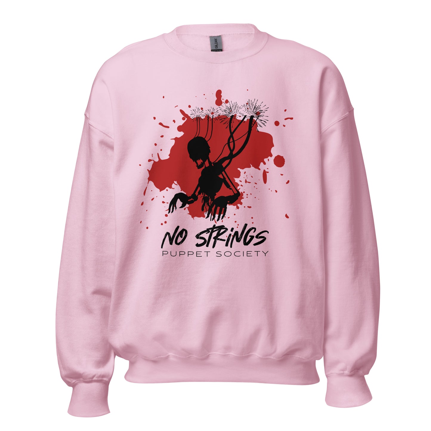 NO STRINGS Puppet Society Unisex Sweatshirt