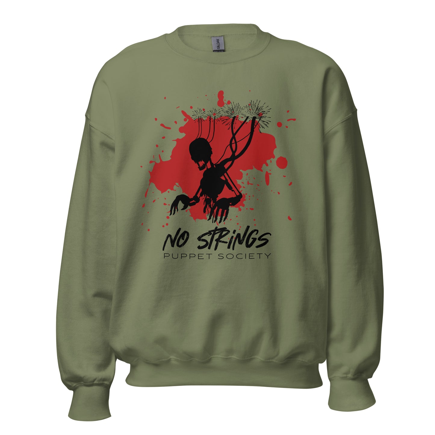 NO STRINGS Puppet Society Unisex Sweatshirt