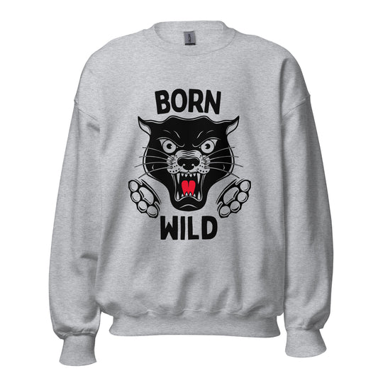 Born Wild - Traditiona Black Panther Unisex Sweatshirt