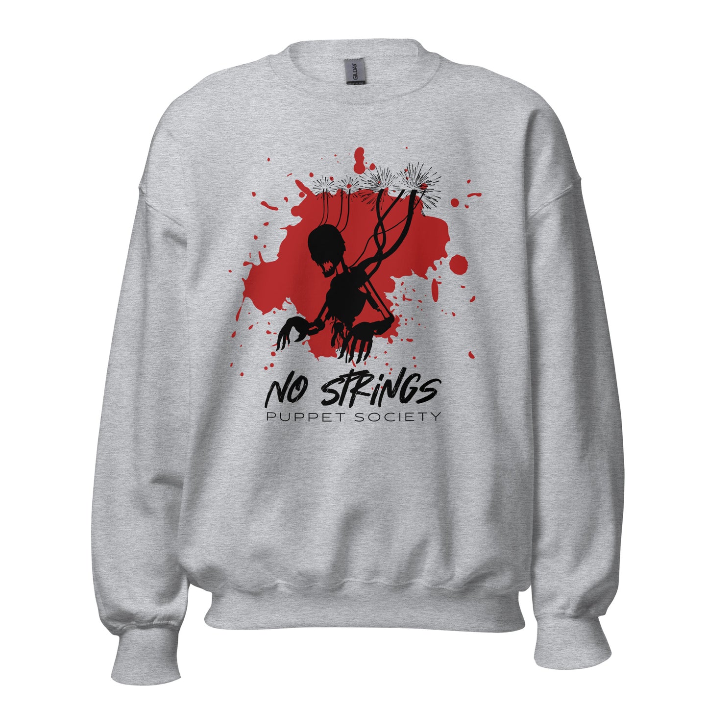 NO STRINGS Puppet Society Unisex Sweatshirt