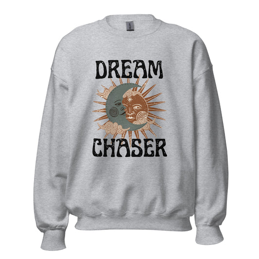 Dream Chaser sun moon Unisex Sweatshirt