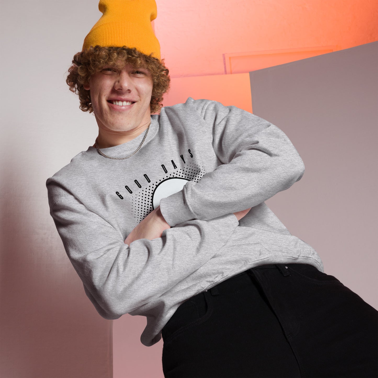 Good days Bad days drip emoji Unisex Sweatshirt