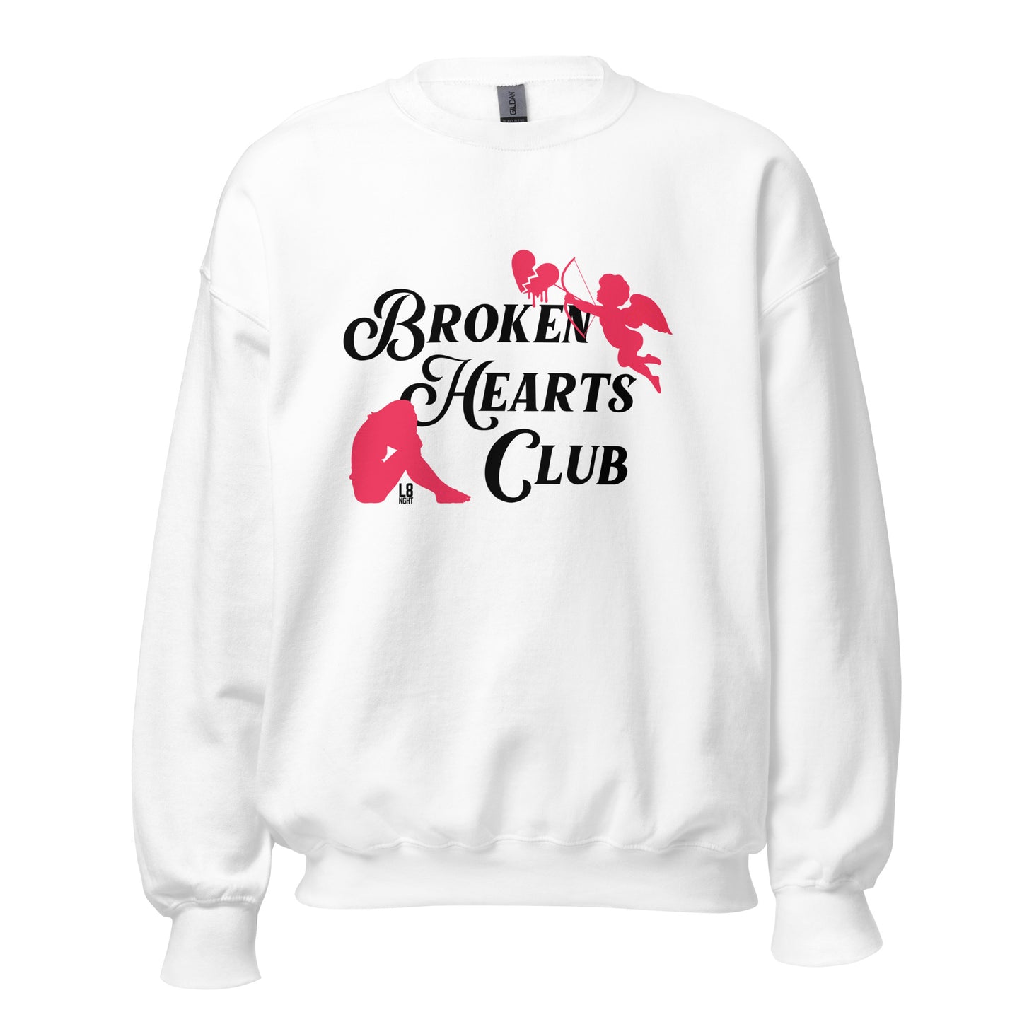Cupid's Broken Hearts Club Unisex Sweatshirt