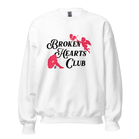 Cupid's Broken Hearts Club Unisex Sweatshirt
